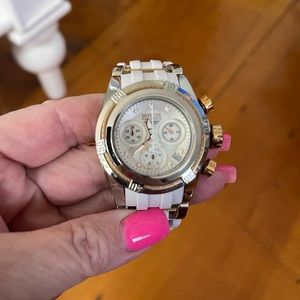 Invicta White Strap Bolt Watch